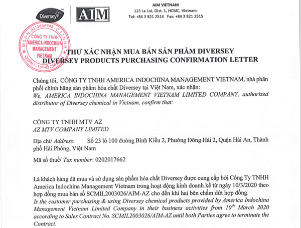 giat-la-cong-nghiep-hai-phong-azlaundry-diversey